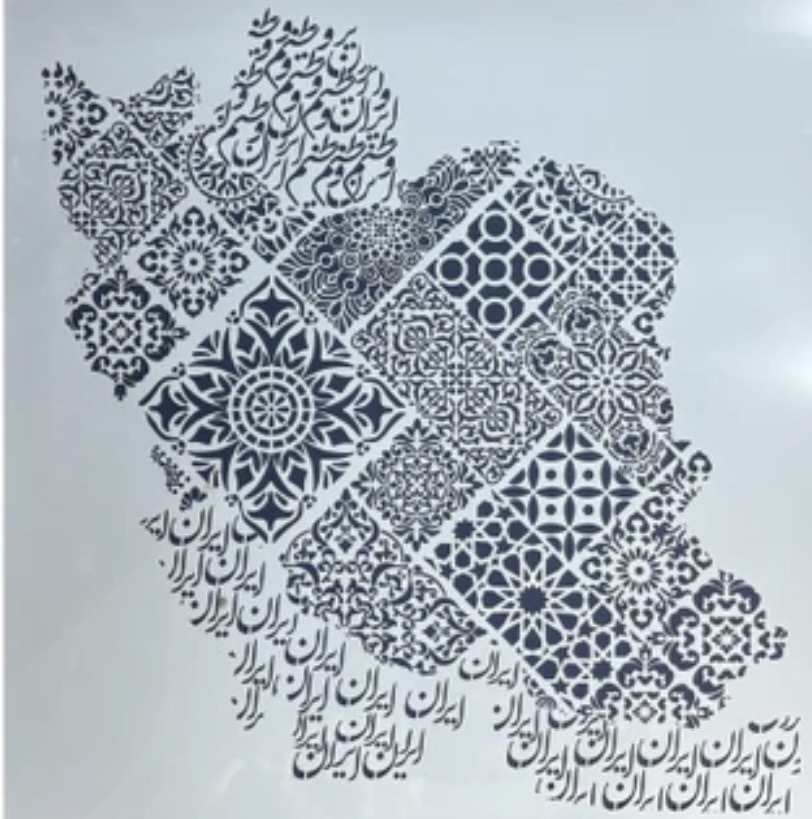 شابلون پتینه ۵۰*۵۰