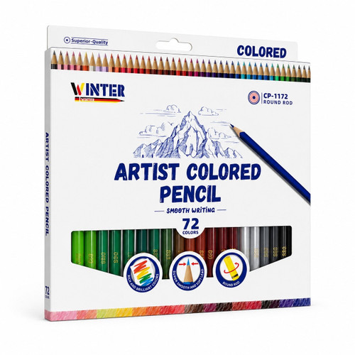 مداد رنگی ۷۲ رنگ وینتر مدل cp_1172